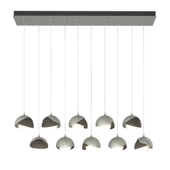Brooklyn Brooklyn 10-Light Double Shade Pendant in Sterling (39|131205-SKT-STND-85-07-GG0711)