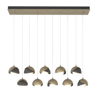 Brooklyn Brooklyn 10-Light Double Shade Pendant in Soft Gold (39|131205-SKT-STND-84-20-GG0711)