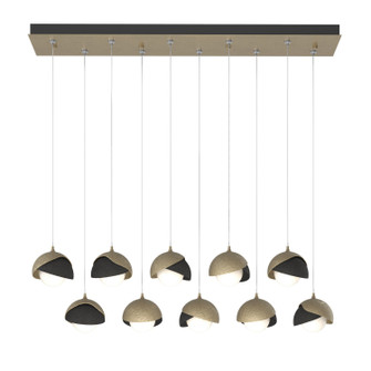 Brooklyn Brooklyn 10-Light Double Shade Pendant in Soft Gold (39|131205-SKT-STND-84-10-GG0711)