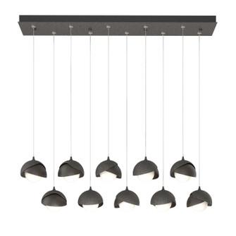 Brooklyn Brooklyn 10-Light Double Shade Pendant in Natural Iron (39|131205-SKT-STND-20-14-GG0711)