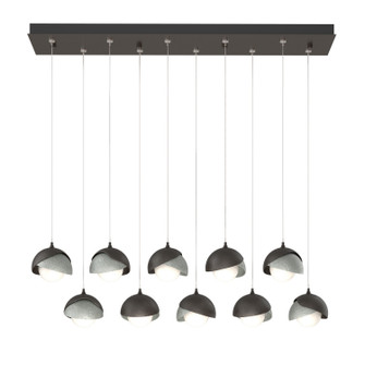 Brooklyn Brooklyn 10-Light Double Shade Pendant in Oil Rubbed Bronze (39|131205-SKT-STND-14-82-GG0711)