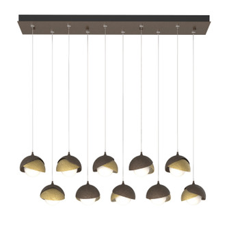 Brooklyn LED Pendant in Bronze (39|131205-SKT-STND-05-86-GG0711)