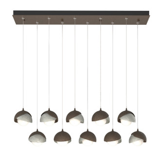 Brooklyn Brooklyn 10-Light Double Shade Pendant in Bronze (39|131205-SKT-STND-05-85-GG0711)