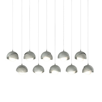 Brooklyn Brooklyn 10-Light Double Shade Pendant in Vintage Platinum (39|131205-SKT-LONG-82-85-GG0711)