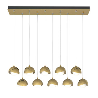 Brooklyn Brooklyn 10-Light Double Shade Pendant in White (39|131205-SKT-LONG-02-85-GG0711)