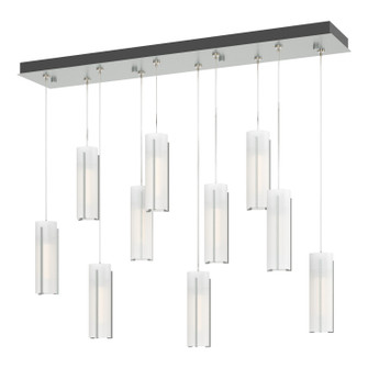 Exos Glass Exos Glass 10-Light Pendant in Vintage Platinum (39|131204-SKT-STND-82-GG0065)