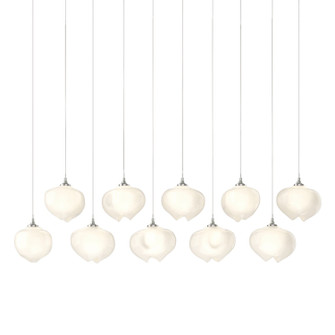 Ume Ume 10-Light Pendant in Sterling (39|131203-SKT-LONG-85-FD0710)