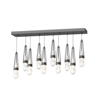 Link Link 10-Light Blown Glass Pendant in Black (39|131200-SKT-STND-10-YJ0434)