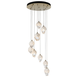 Chrysalis Chrysalis 9-Light Small Crystal Pendant in Modern Brass (39|131140-SKT-LONG-86-WP0754)