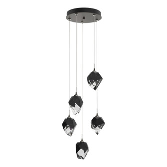 Chrysalis Chrysalis 5-Light Small Crystal Pendant in Dark Smoke (39|131137-SKT-STND-07-BP0754)
