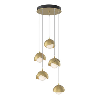 Brooklyn Brooklyn 5-Light Double Shade Pendant in Modern Brass (39|131125-SKT-STND-86-86-GG0711)