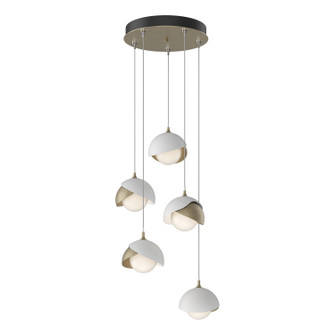 Brooklyn Brooklyn 5-Light Double Shade Pendant in Soft Gold (39|131125-SKT-STND-84-02-GG0711)