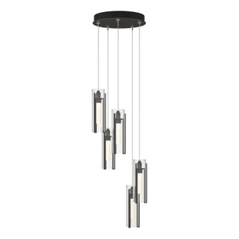 Exos Glass Exos Glass 5-Light Pendant in Natural Iron (39|131124-SKT-STND-20-ZM0065)