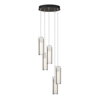 Exos Glass Exos Glass 5-Light Pendant in Dark Smoke (39|131124-SKT-STND-07-GG0065)
