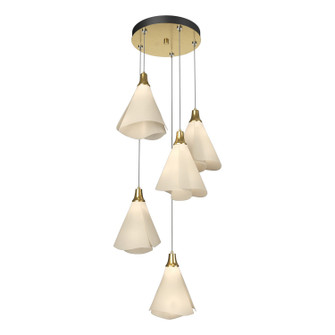 Mobius Mobius 5-Light Pendant in Modern Brass (39|131122-SKT-STND-86-SH1987)