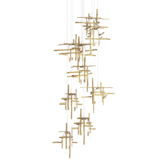Tura LED Pendant in Modern Brass (39|131109-SKT-LONG-86-YC0305)