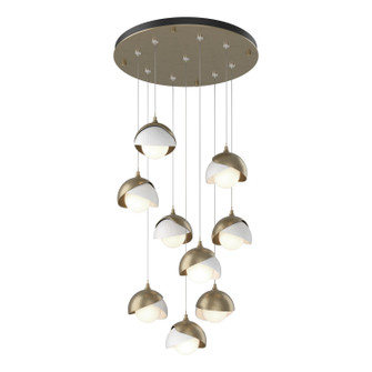 Brooklyn Brooklyn 9-Light Double Shade Pendant in Soft Gold (39|131105-SKT-STND-84-02-GG0711)