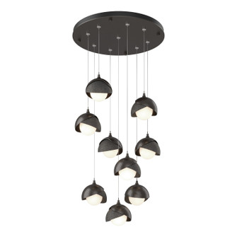 Brooklyn Brooklyn 9-Light Double Shade Pendant in Oil Rubbed Bronze (39|131105-SKT-STND-14-20-GG0711)
