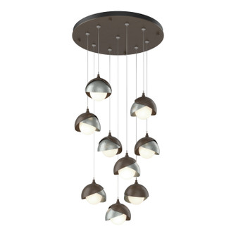 Brooklyn Brooklyn 9-Light Double Shade Pendant in Bronze (39|131105-SKT-STND-05-82-GG0711)