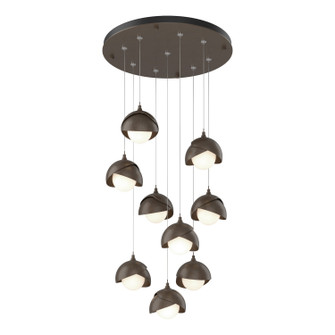 Brooklyn Brooklyn 9-Light Double Shade Pendant in Bronze (39|131105-SKT-STND-05-05-GG0711)