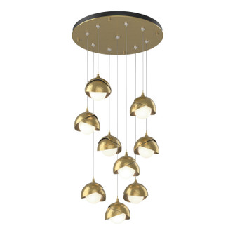 Brooklyn Brooklyn 9-Light Double Shade Pendant in White (39|131105-SKT-LONG-02-82-GG0711)