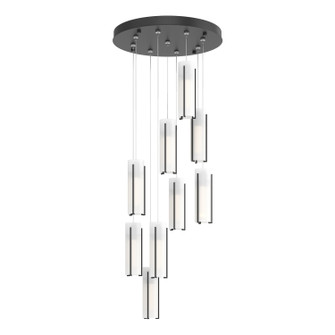 Exos Glass Exos Glass 9-Light Pendant in Black (39|131104-SKT-STND-10-GG0065)