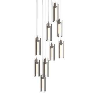 Exos Glass Exos Glass 9-Light Pendant in Bronze (39|131104-SKT-LONG-05-ZM0065)