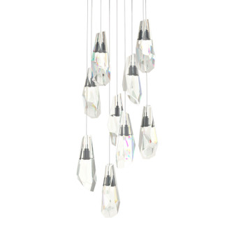 Luma Luma 9-Light Large Crystal Pendant in Black (39|131101-SKT-LONG-10-CR)