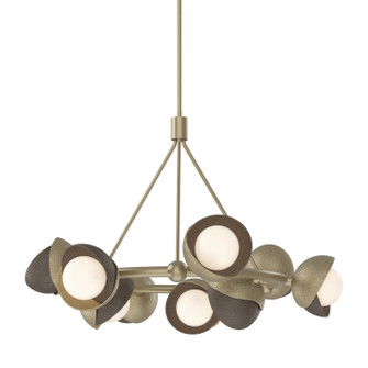 Brooklyn Brooklyn 9-Light Double Shade Ring Pendant in Soft Gold (39|131068-SKT-MULT-84-05-GG0711)