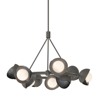 Brooklyn Brooklyn 9-Light Double Shade Ring Pendant in Dark Smoke (39|131068-SKT-MULT-07-89-GG0711)
