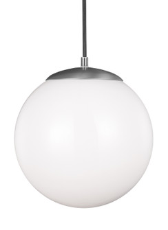 Leo - Hanging Globe One Light Pendant in Satin Aluminum (454|6022-04)
