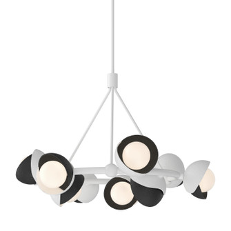 Brooklyn Brooklyn 9-Light Double Shade Ring Pendant in White (39|131068-SKT-MULT-02-10-GG0711)
