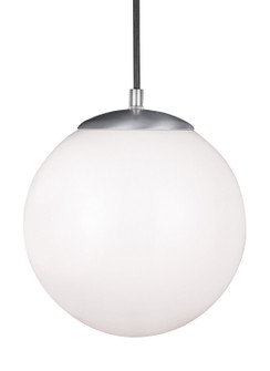 Leo - Hanging Globe One Light Pendant in Satin Aluminum (454|6020EN3-04) Leo - Hanging Globe One Light Pendant in Satin Aluminum (454|6020EN3-04)