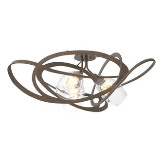 Nest Three Light Semi-Flush Mount in Bronze (39|128720-SKT-05-ZM0621)