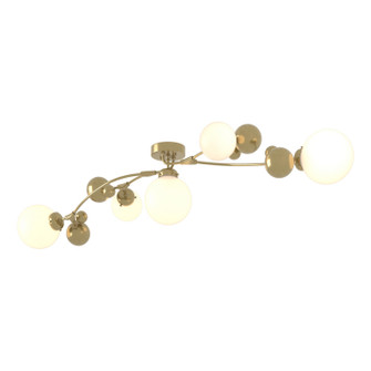 Sprig Five Light Semi-Flush Mount in Modern Brass (39|128715-SKT-86-GG0639)