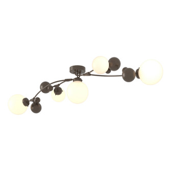 Sprig Five Light Semi-Flush Mount in Bronze (39|128715-SKT-05-GG0639)