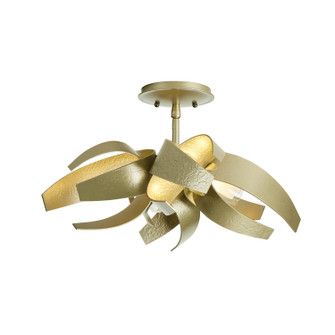 Corona Four Light Semi-Flush Mount in Bronze (39|128712-SKT-05-YE0352)