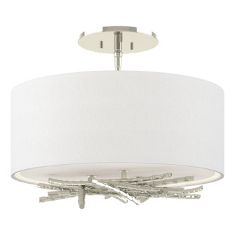 Brindille Three Light Semi-Flush Mount in Sterling (39|127660-SKT-85-SF1505)