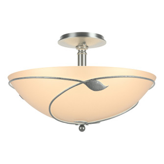 Leaf Three Light Semi-Flush Mount in Vintage Platinum (39|126732-SKT-82-SS0052)