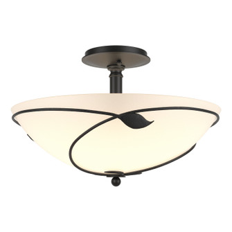 Leaf Forged Leaves Large Semi-Flush in Black (39|126732-SKT-10-GG0052)