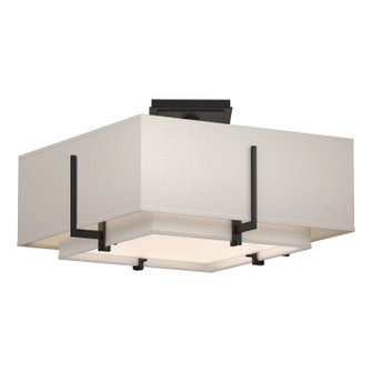 Exos Two Light Semi-Flush Mount in Black (39|126507-SKT-10-SF1205-SE1605)