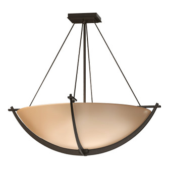 Compass Three Light Semi-Flush Mount in Bronze (39|124560-SKT-05-SS0054)