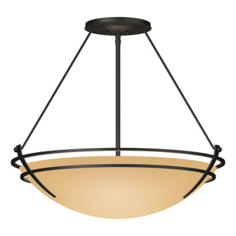 Tryne Three Light Semi-Flush Mount in Black (39|124442-SKT-10-SS0054)