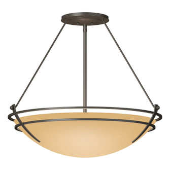 Tryne Three Light Semi-Flush Mount in Dark Smoke (39|124442-SKT-07-SS0054)