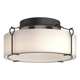 Bow Four Light Semi-Flush Mount in Black (39|121145-SKT-10-GG0216)