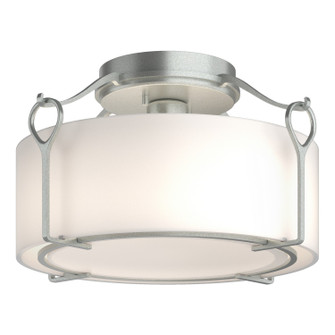 Bow One Light Semi-Flush Mount in Vintage Platinum (39|121142-SKT-82-GG0218)
