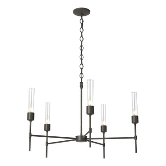 Vela Vela 5 Arm Chandelier in Ink (39|105045-SKT-89-ZM0611)