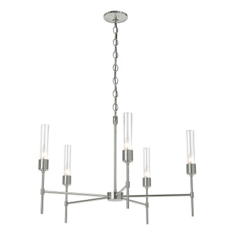 Vela Vela 5 Arm Chandelier in Sterling (39|105045-SKT-85-ZM0611)