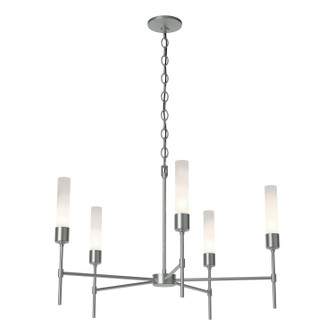 Vela Five Light Chandelier in Vintage Platinum (39|105045-SKT-82-FD0611)