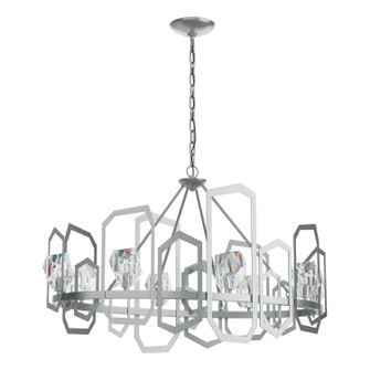 Gatsby Eight Light Chandelier in Ink (39|105020-SKT-89-CR)
